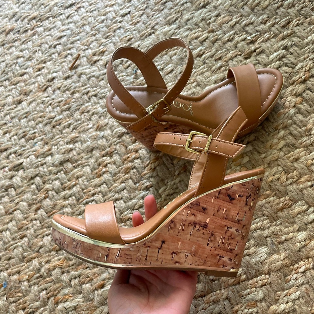 Brazilian Wedges sandals #7 ( just one time used)